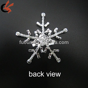 Alibaba Wholesale Rhinestone Ribbon Snowflake Buckles