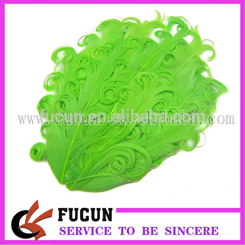 pure color hot pink color goose feather for headband