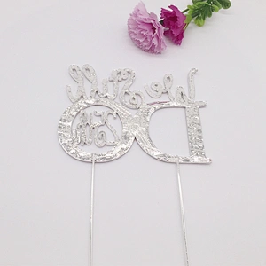 wedding souvenir design clear rhinestone 20th wedding anniversary cake topper