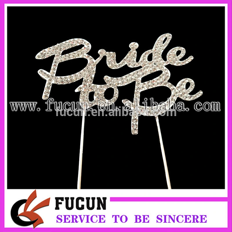 wholesale crystal wedding rhinestone cake toppers wedding decoration supplies in guangzhou