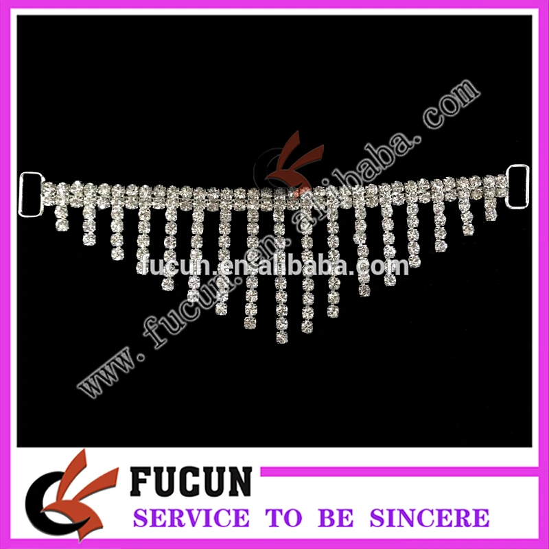 Crystal Rhinestone Bikini Connector For Swimming Decoration