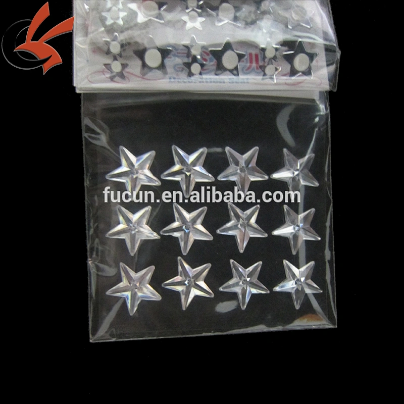 Scrapbook Star Shape Self Adhesive Gems Crystals Sticker