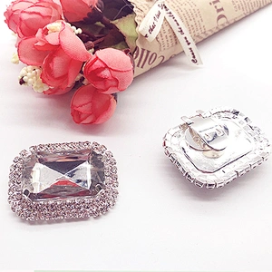 2019 latest fashion  metal alloyed diamond shoe clips for lady shoes