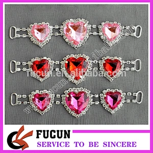 fashion rhinestone connector napkin ring for table decoration