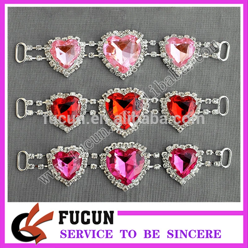 fashion rhinestone connector napkin ring for table decoration