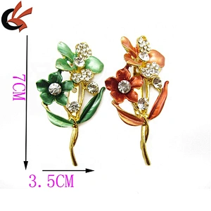 new enamel flower brooch for garment accessories