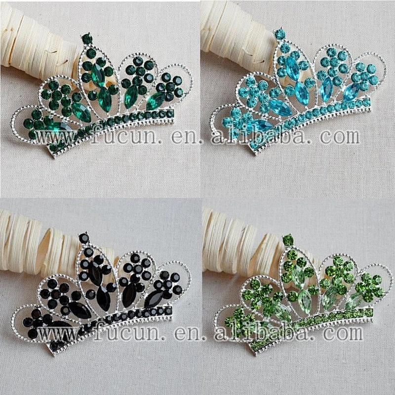 sparkly pink rhinestone acrylic crown wedding cake decorative cake topper