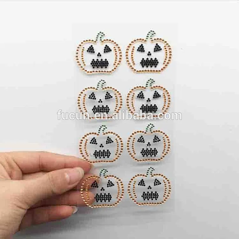 Decorative Self Adhesive Diamond crown design Acrylic Crystal Rhinestone Stickers Sheet