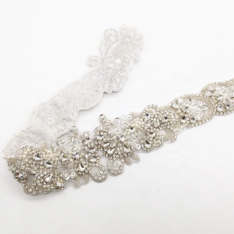 Fashion Wedding Jewelry Simple Charm Vintage Crystal Rhinestone Waistband Applique