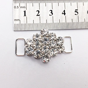 fashion crystal 4.5cm centre rhinestone bikini buckle for swimming wear