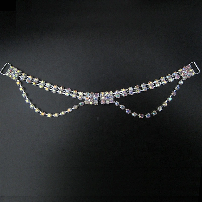 China Factory Wholesale Swimwear Crystal Back Bikini Women Summer Bikini Connector