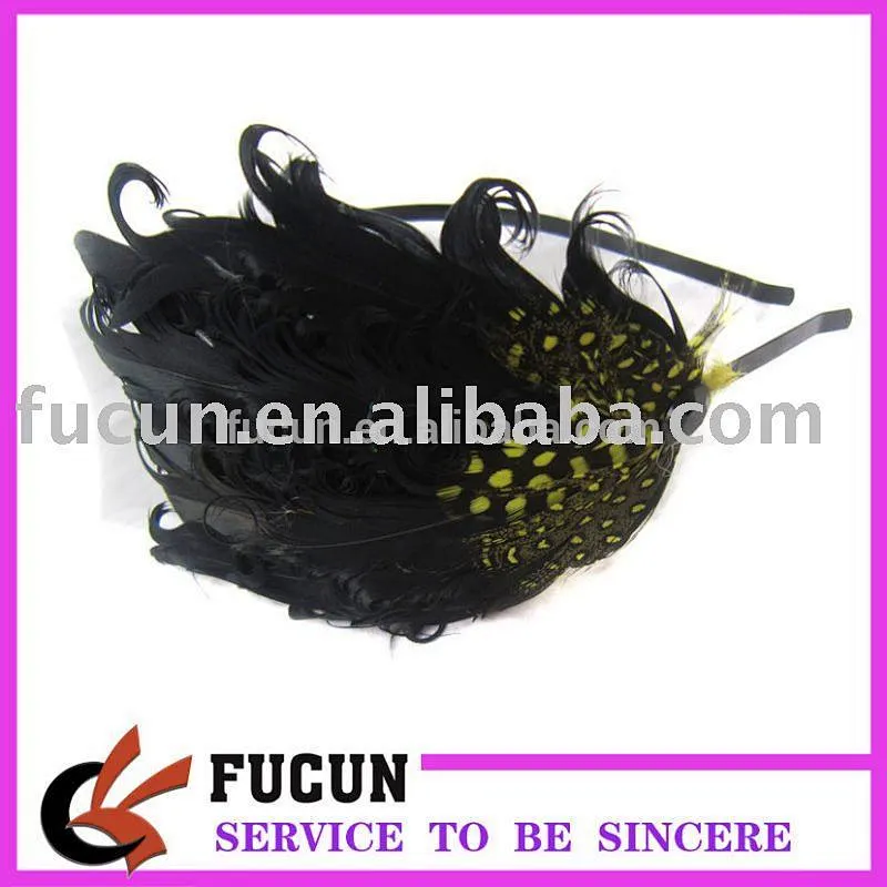 fashion feather hair accessories headbands for party supplies