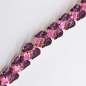 Rhinestone Chain Garment Accessories trimming 10yards/roll crystal Rhinestone Chain