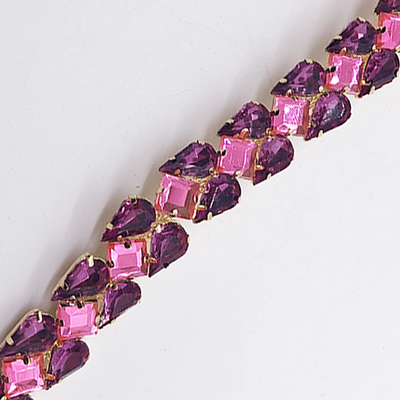 Rhinestone Chain Garment Accessories trimming 10yards/roll crystal Rhinestone Chain