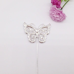 baby party cupcake toppers cake decoration picks rhinestone butterfly cake topper