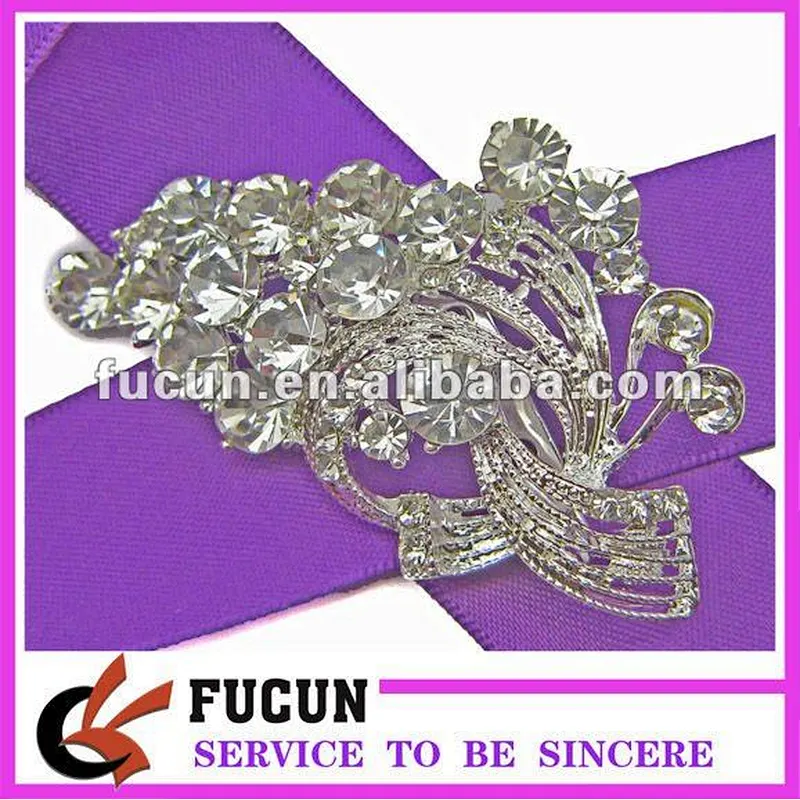 grape shape rhinestone brooch for sale