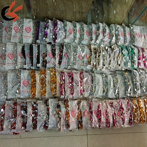 Custom Round Sew On Assorted color Loose Acrylic Rhinestone