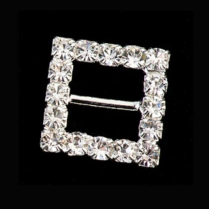 Diamonds wedding decors spandex invitations small rhinestone buckles