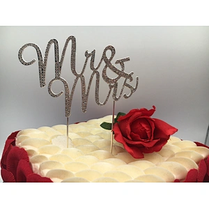 2019 sale promotion mr and mrs wedding cake toppers for cake decoration