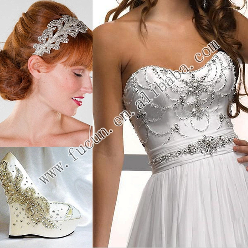 wholesale sew on crystal embellishments rhinestone applique