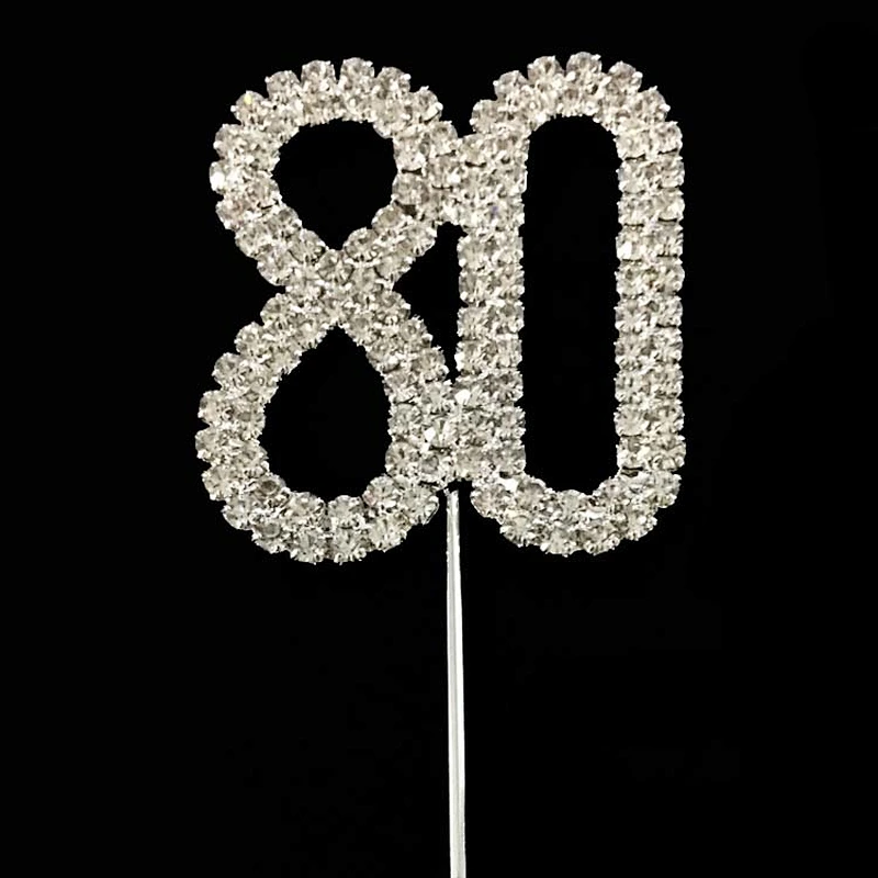 best selling items new product 2018 high quality cheaper rhinestone cake topper for party decoration