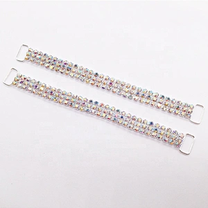 Wholesale ss16 Clear Crystal Bikini Dense Rhinestone Swimwear Connector for Sell