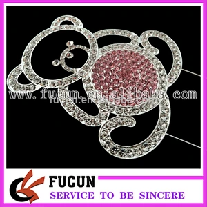 New products 2016 cute bear cake topper party decoration supplies wholesale