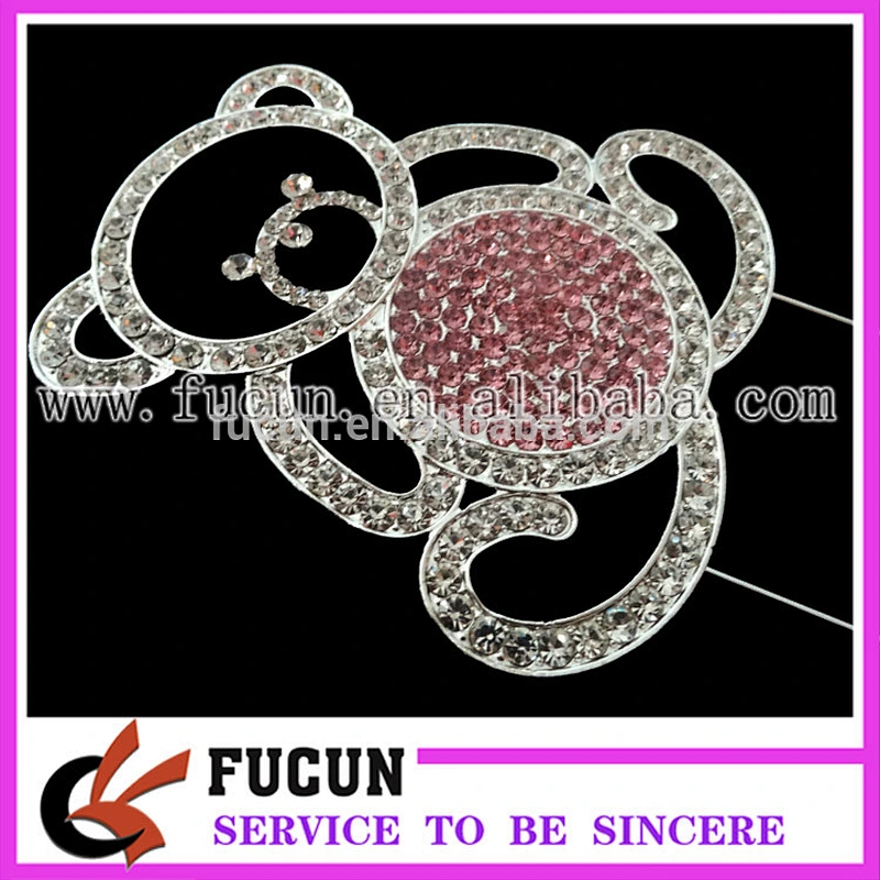 New products 2016 cute bear cake topper party decoration supplies wholesale