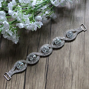 2018 hot sale bling rhinestone jewelry for bikini connector decoration