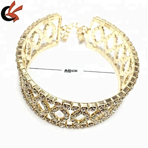 Wholesale Hollow Out Marquise Crystal Rhinestone Bracelet