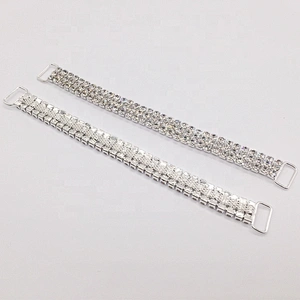 Wholesale ss16 Clear Crystal Bikini Dense Rhinestone Swimwear Connector for Sell