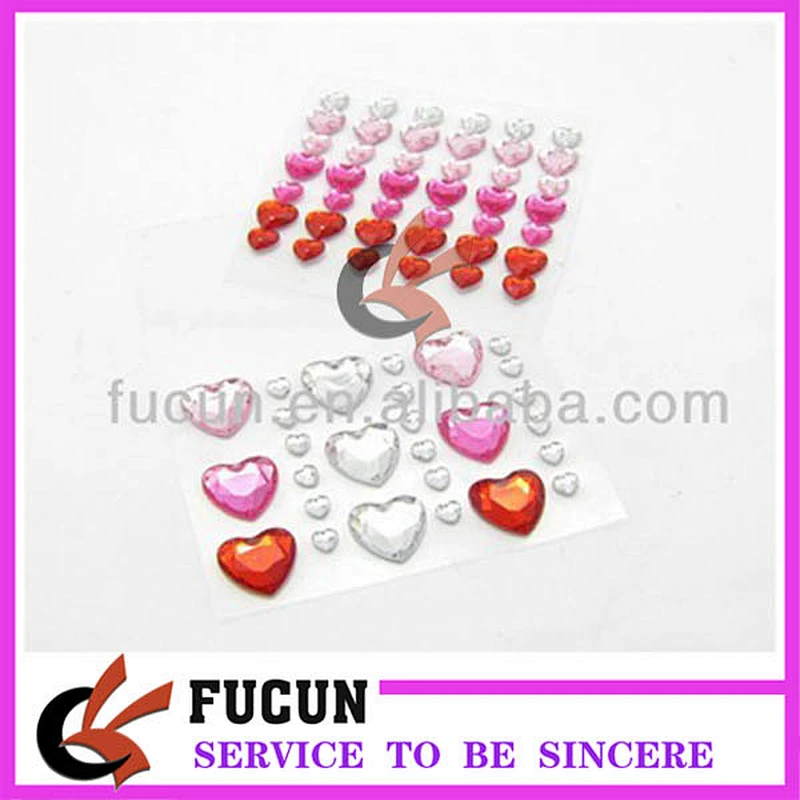 176pcs x 4mm Clear Rhinestone Self Adhesive Acrylic Gems Sticker on Crystals