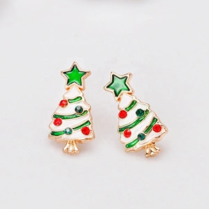 NEW Woman Novelty party Christmas xmas Tree Earrings