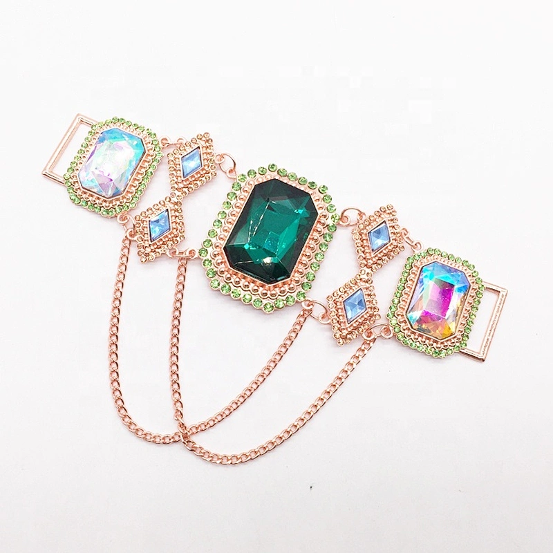New Arrival Style Swimwear Set Rhinestone Connector Accessories Crystal Rhinestone Connector For Bikini Decoration