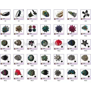 cheaper fashion mixed colour womens feather headbands china wholesale