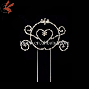 China Factory High Quality custom Rhinestone Cake Topper