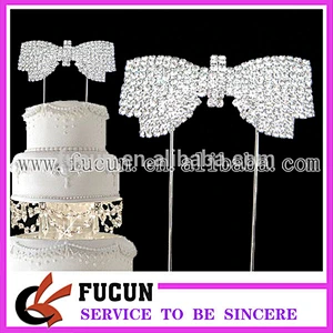 hot sale rhinestone cake topper /party supply /wedding decoration
