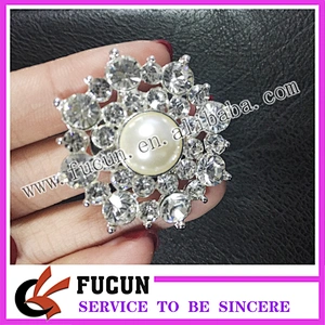 Fashion Beaded Shoe Clip Buckle Crystal Rhinestone Pearl Shoe Accessories Decoration