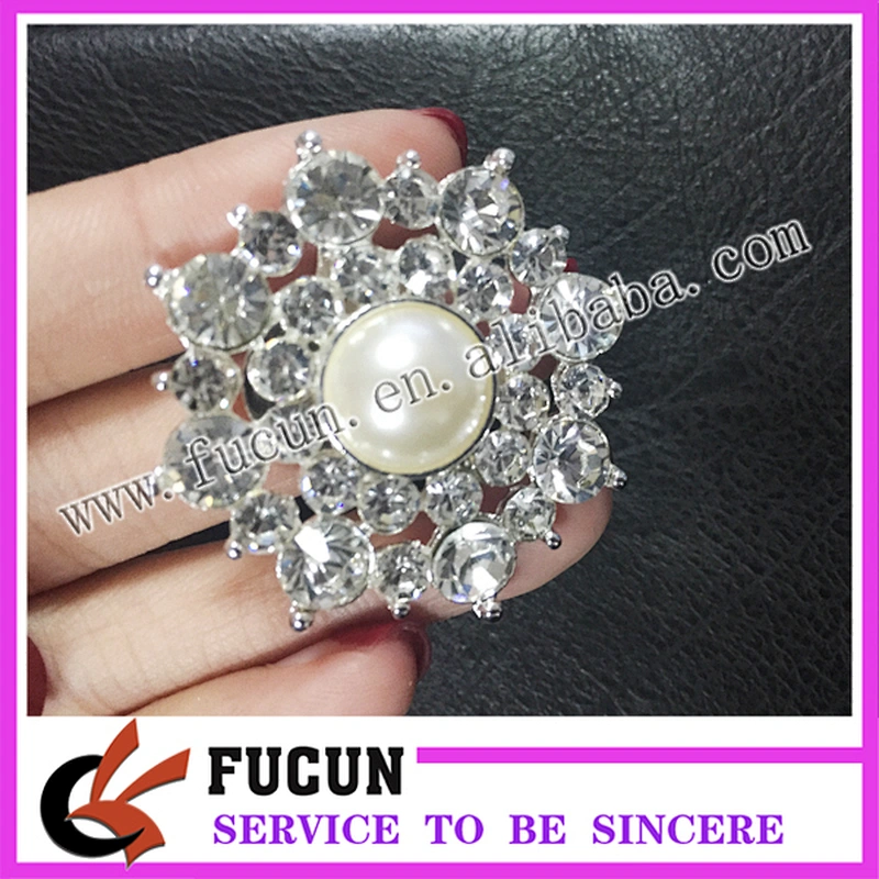Fashion Beaded Shoe Clip Buckle Crystal Rhinestone Pearl Shoe Accessories Decoration