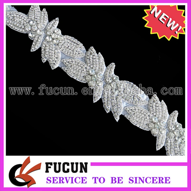 rhinestone bridal appliques rhinestone appliques for wedding decoration