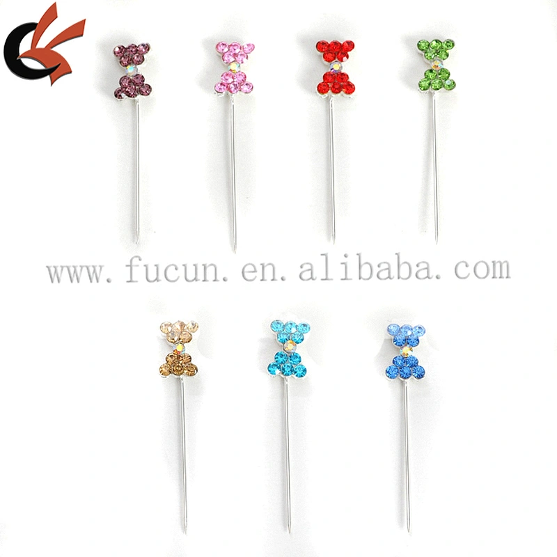 Alibaba Wholesale Fashion Rhinestone Muslim Brooch Hijab Scarf Pins