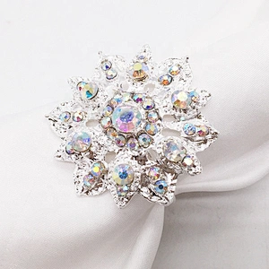 Amazing AB Rhinestone Bridal Crystal Disposable Napkin Ring