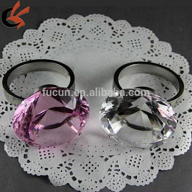 hot sale crystal diamond napkin ring for wedding table decoration