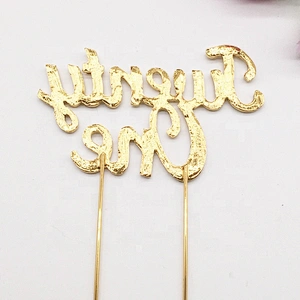 Excellent Quality Gold Plated Jonquil Rhinestone Twenty-one Birthday Cake Topper