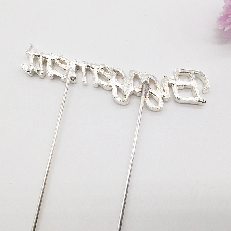 Diamante Favors Engagement Wedding Anniversary Cake Topper for Decoration