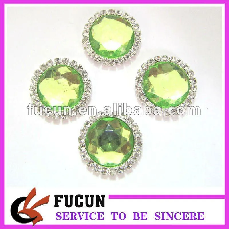 Decorative button acrylic stone with diamond/acrylic crystal stone