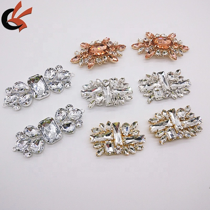 New arrival fashion crystal rhinestone shoe buckles shoe accessories