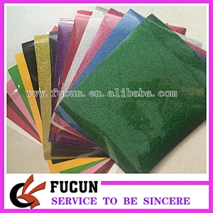 Factory Wholesale Glitter Heat Transfer Vinyl/Various Colors PU Heat Transfer Film T-shirt Vinyl Sheet