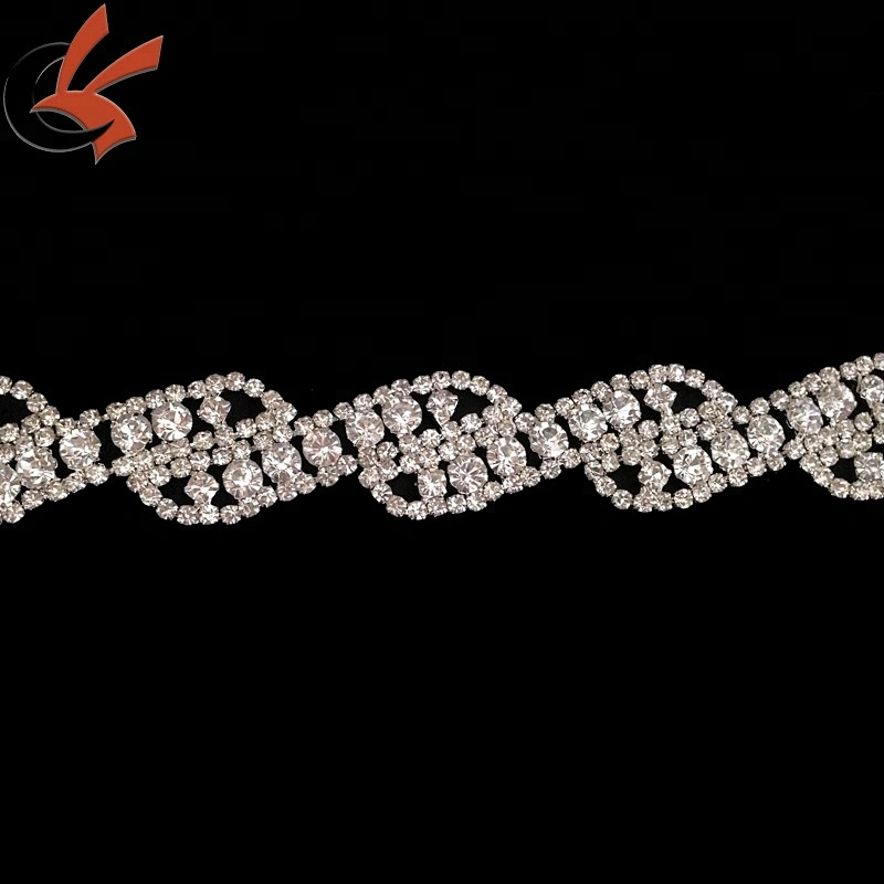 Carnival Wedding shining Crystal Rhinestone Chain Trimming