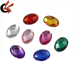oval acrylic stones